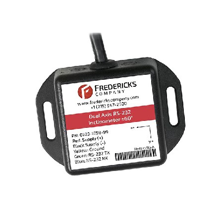 0729-1759-99（±60°，RS232）雙軸傾角傳感器